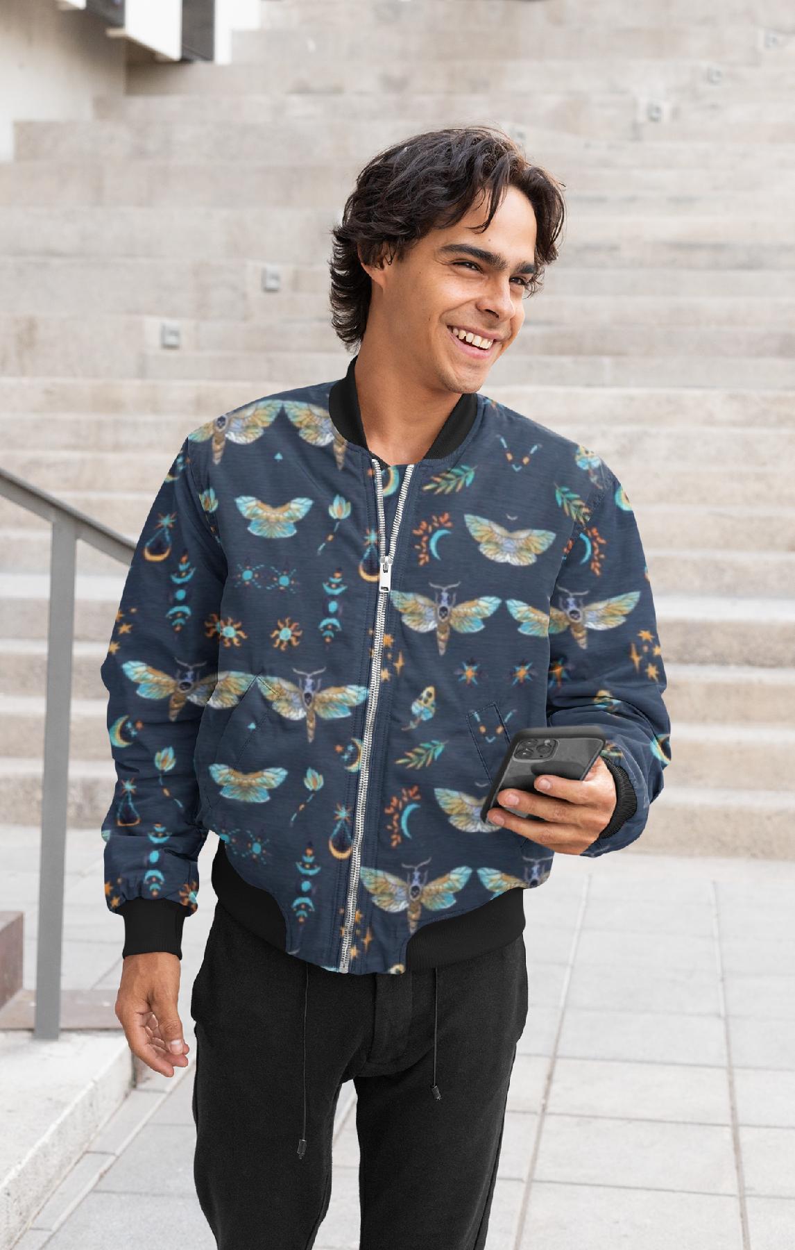 Deepdream Unisex Bomber Jacket by Alchimia