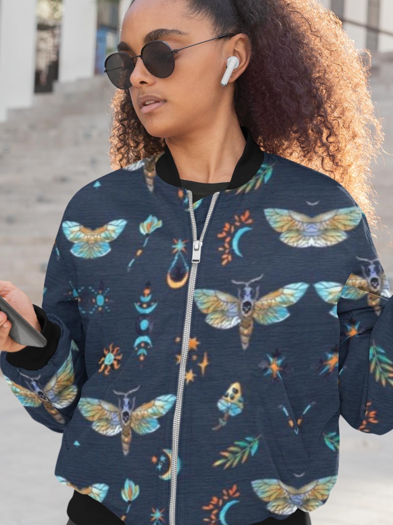 Deepdream Unisex Bomber Jacket by Alchimia
