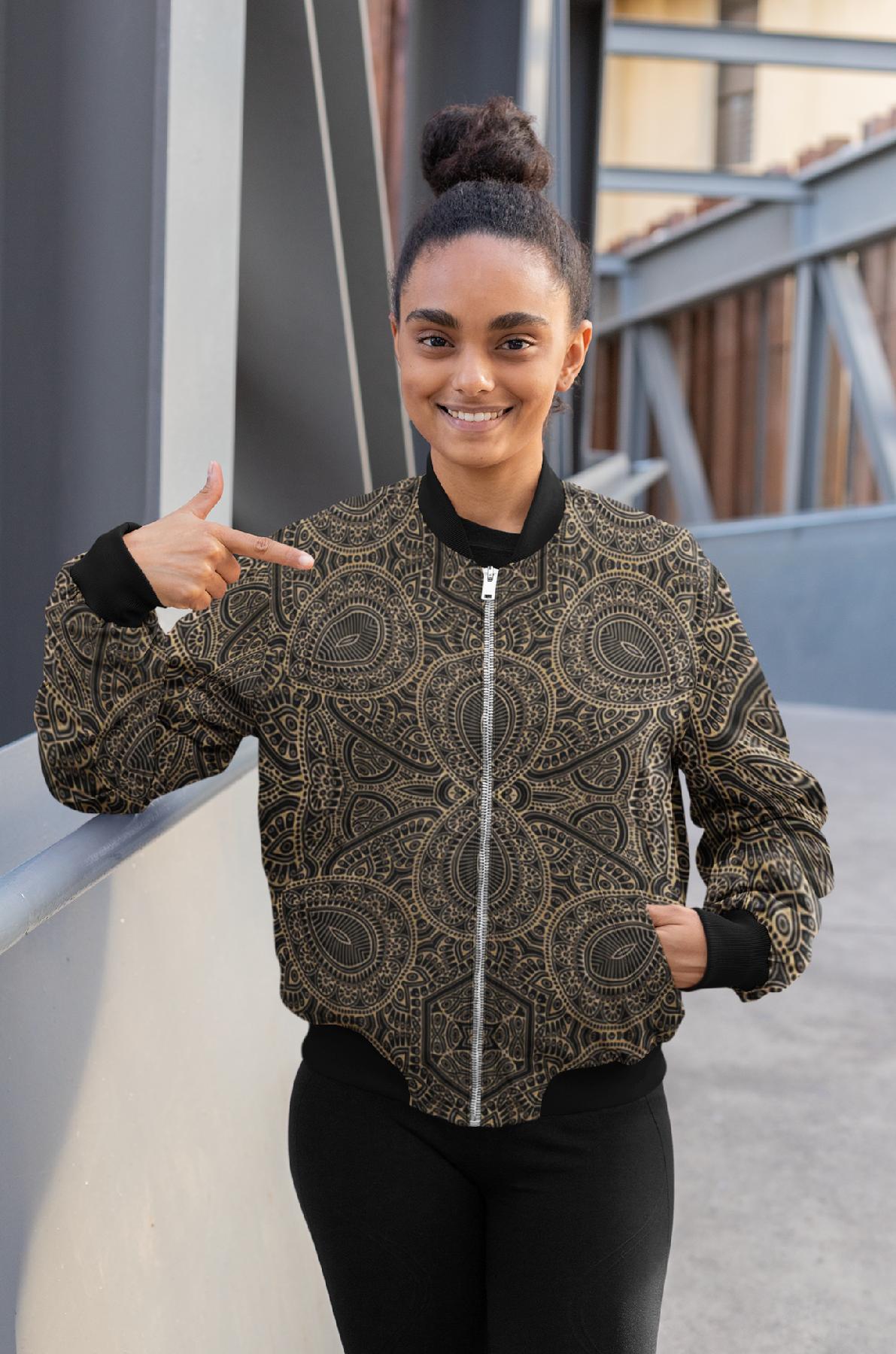 Cataclysm Unisex Bomber Jacket by Alchimia