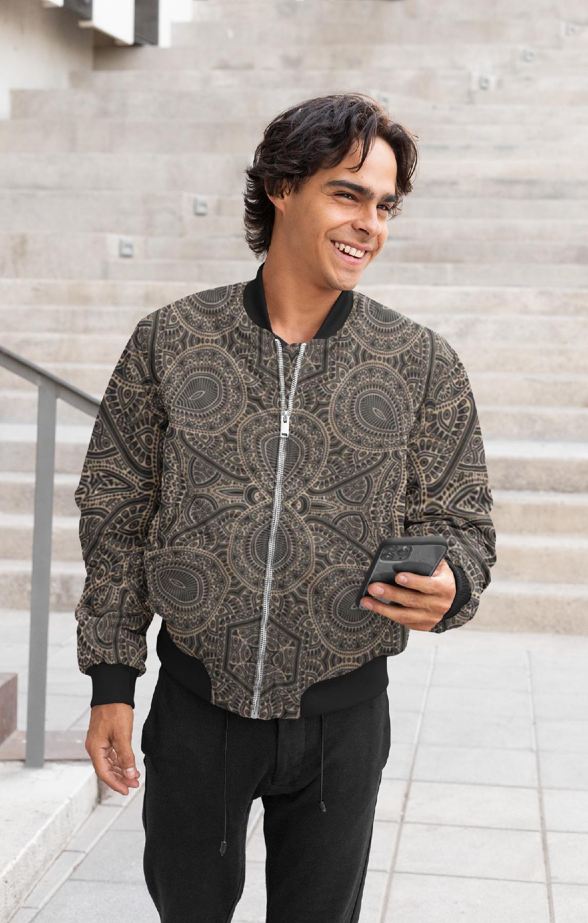Cataclysm Unisex Bomber Jacket by Alchimia