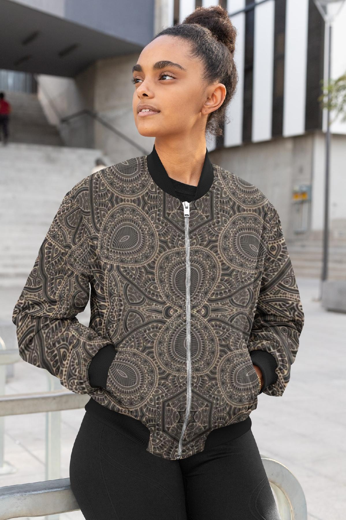 Cataclysm Unisex Bomber Jacket by Alchimia