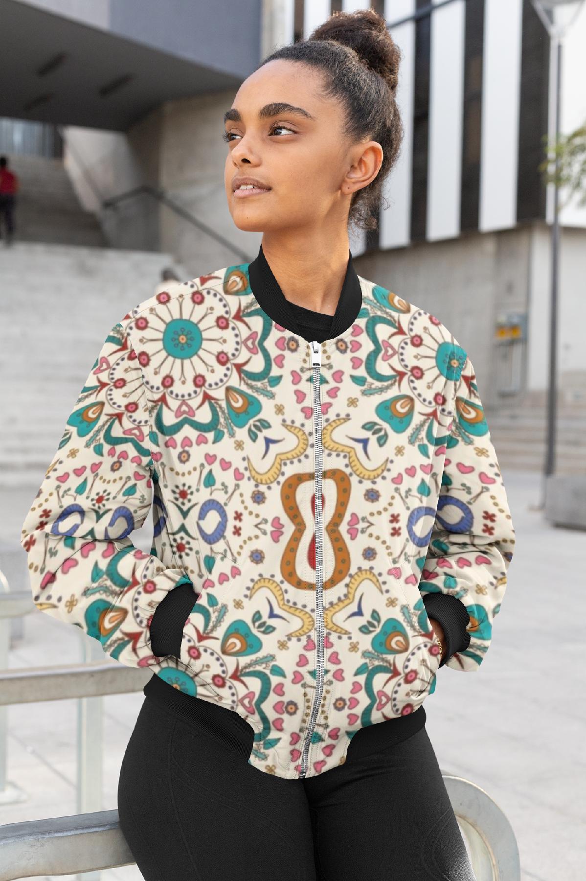 Autumn Unisex Bomber Jacket by Alchimia
