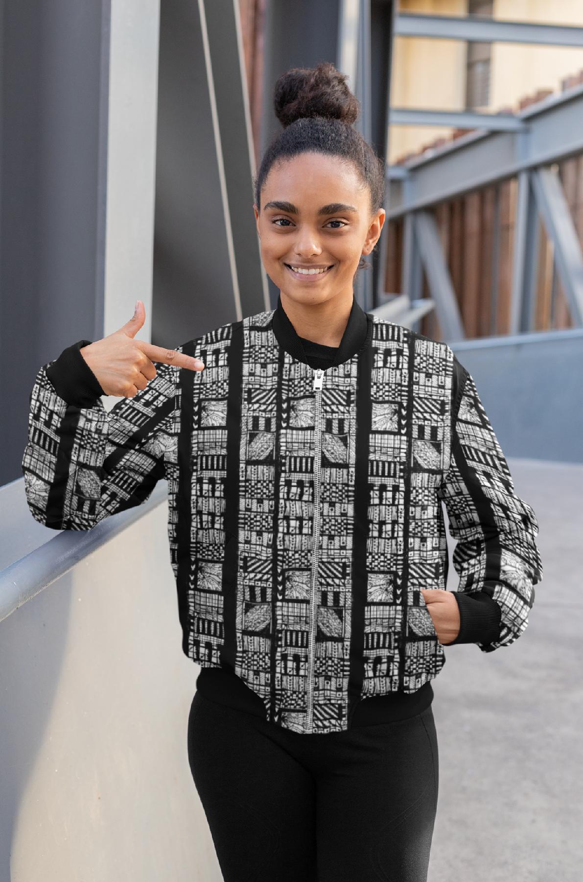 Arcadia Unisex Bomber Jacket by Alchimia