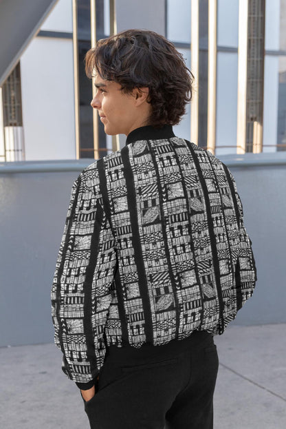 Arcadia Unisex Bomber Jacket by Alchimia