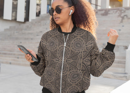 Cataclysm Unisex Bomber Jacket by Alchimia